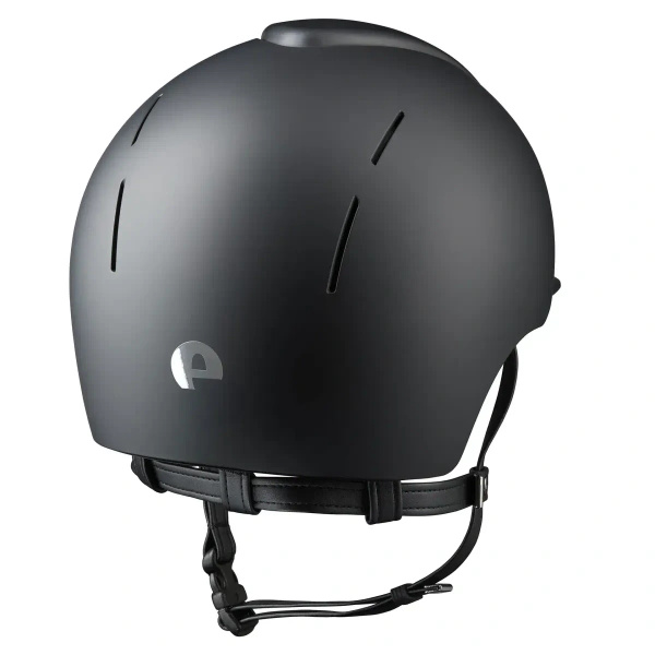 Kask KEP Smart NOVA Textile - czarny z czarnymi paskami