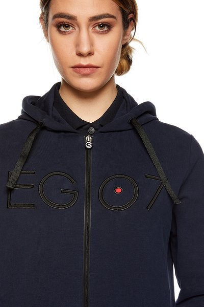 Damska bluza Zip Ego7 - granatowa