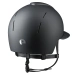Kask KEP Smart NOVA POLO Textile - czarny z czarnymi paskami