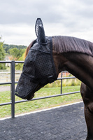  Kentucky Fly Mask Heart - maska na owady - czarna