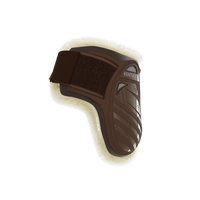 Kentucky Vegan Sheepskin Young Horse Fetlock na zadnie nogi - brązowe