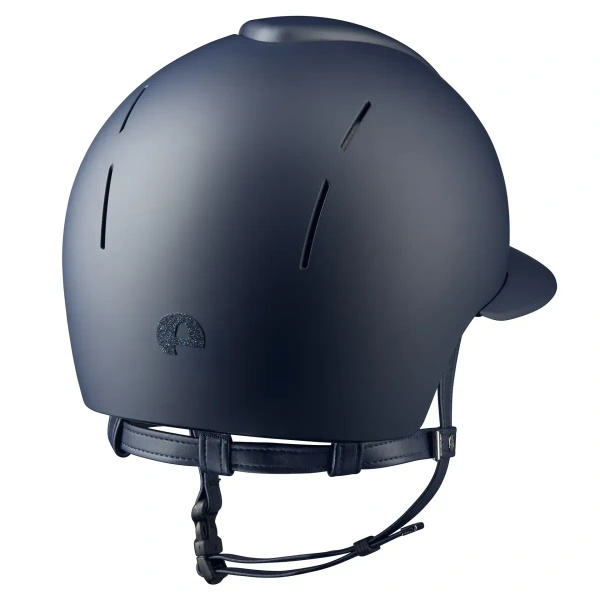 Kask KEP Smart NOVA POLO Textile Star Blue - granatowy z granatowymi paskami