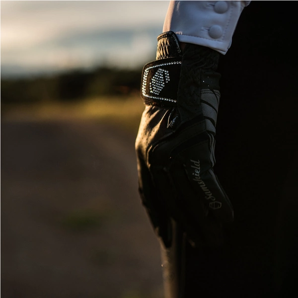 Rękawiczki Samshield V-Skin Swarovski - czarne