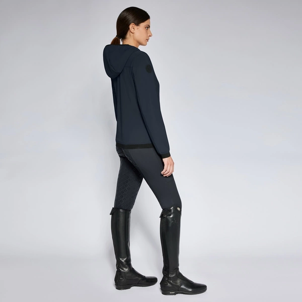 Softshell Jersey Hooded Softshell Jacket Cavalleria Toscana - granatowy