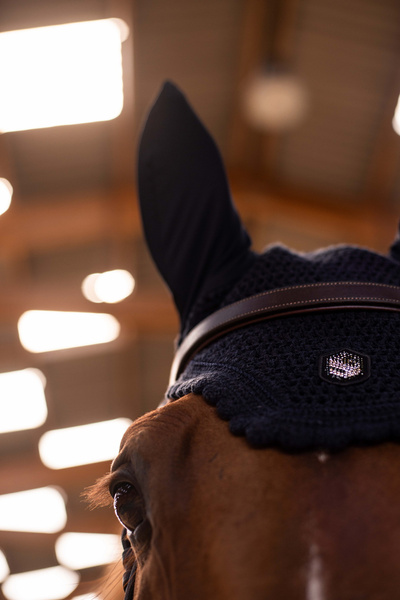 Nauszniki Samshield FlyShield Swarovski - granatowe