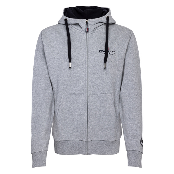 Bluza Kingsland Classic Unisex Sweat Jacket - szara