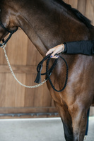 Dy'on uwiąz z łańcuszkiem Plaited Working - czarny