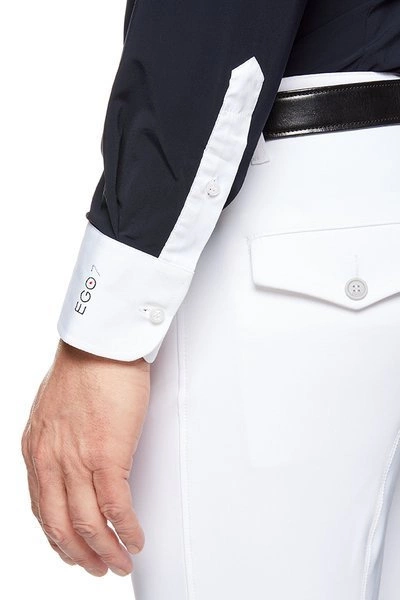 Męska koszula konkursowa z długim rękawem Ego7 - granatowa