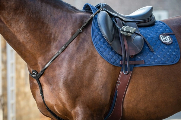 Skórzano-elastyczny napierśnik Dy'on Breastplate New English - czarny