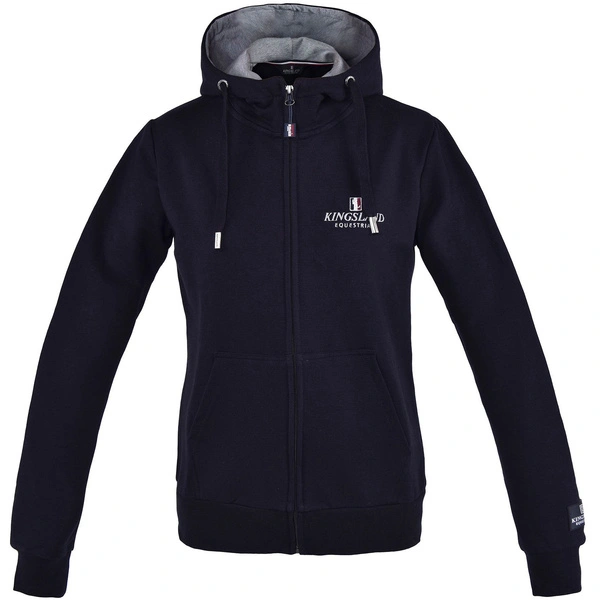 Bluza Kingsland Classic Unisex Sweat Jacket - granatowy