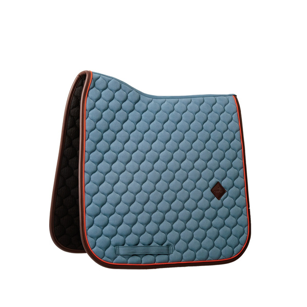 Kentucky czaprak Onion Quilt Neon Leather - niebieski
