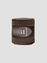 Komplet polarowych bandaży Equiline Polo - brązowe