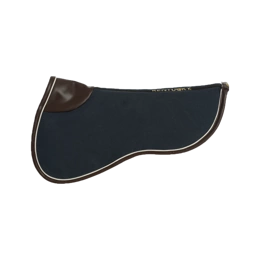 Kentucky podkładka pod siodło Absorb - granatowa z brązową lamówką
