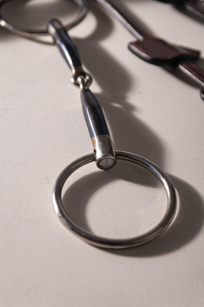 Velari wędzidło Snaffle Loose Ring Single Jointed Sweet Iron 16 mm