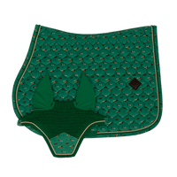 Kentucky czaprak Velvet Horse printing - zielony