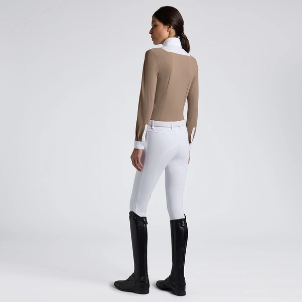 Koszula konkursowa Cavalleria Toscana CAD097 - beżowa