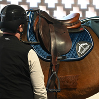Veredus czaprak skokowy Saddlecloth Jumping S1 Velvet - granatowy