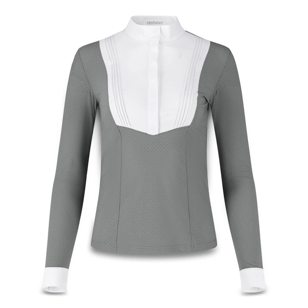 Damska koszula konkursowa z długim rękawem Kentucky Heritage Air - szara