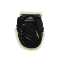 Kentucky Vegan Sheepskin Young Horse Fetlock na zadnie nogi - czarne