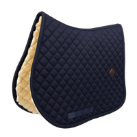 Kentucky czaprak Skin Friendly Saddle Pad Sheepskin Diamond - granatowy