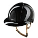 Kask KEP Smart NOVA POLO Polish Star Black - czarny z brązowymi paskami