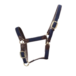 Kentucky kantar pleciony - granatowy