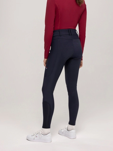 Thermobryczesy z wysokim stanem Tommy Hilfiger Minnesota Softshell Full Grip - granat desert sky