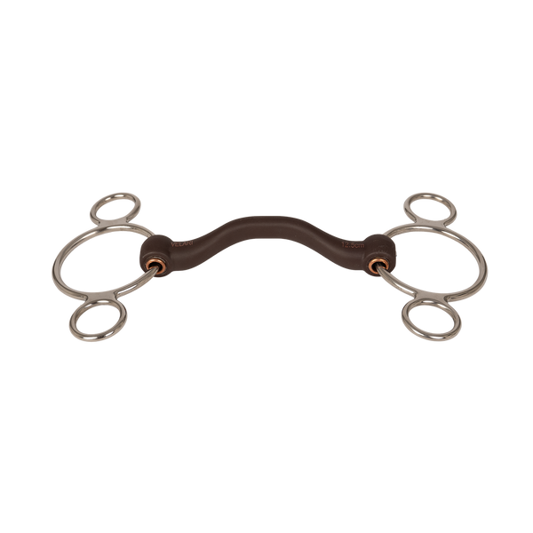 Velari wędzidło 3 Rings Bit with Tongue Port Soft 20 mm
