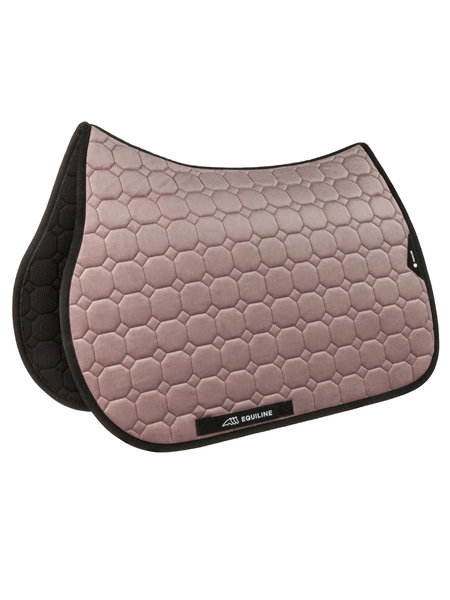 Czaprak Equiline Velvet Octagon Garog - pudroworóżowy