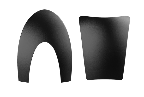 Panele KEP 2.0 Leather Black - przód + tył