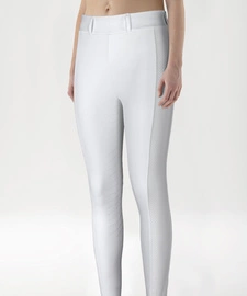 Legginsy z wysokim stanem z pełnym lejem Equiline Ceberfh - białe