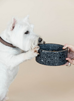 Miska Terrazzo Stone Kentucky - czarna