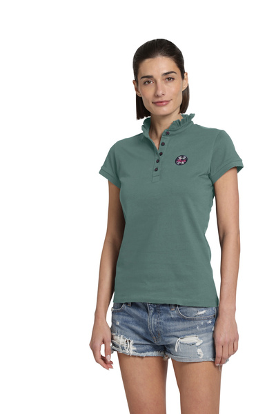 Koszulka polo Spooks Violah - zieleń cool green