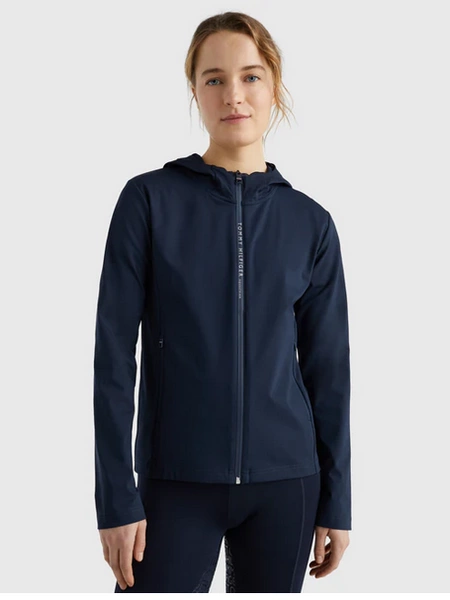 Lekka kurtka Tommy Hilfiger Performance Windbreaker - granatowa