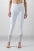 Legginsy z wysokim stanem z pełnym lejem Equiline Gesrifh - białe