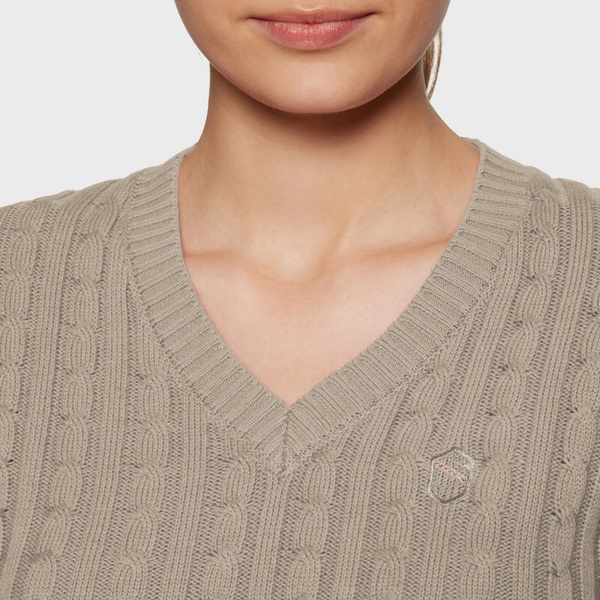 Sweter Samshield Lisa Twisted - beżowy