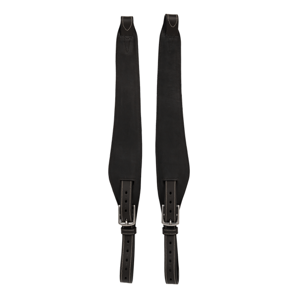 Puśliska Dy'on Leather Stirrup Straps Mono - czarne