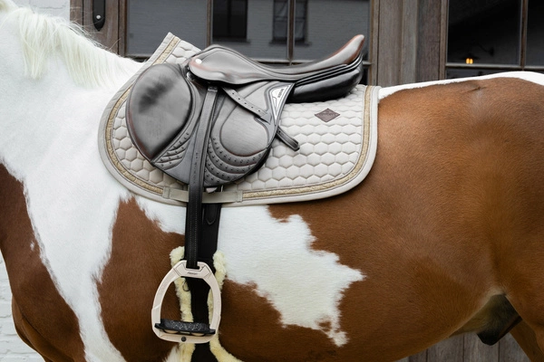 Kentucky czaprak Glitter Band - beżowy