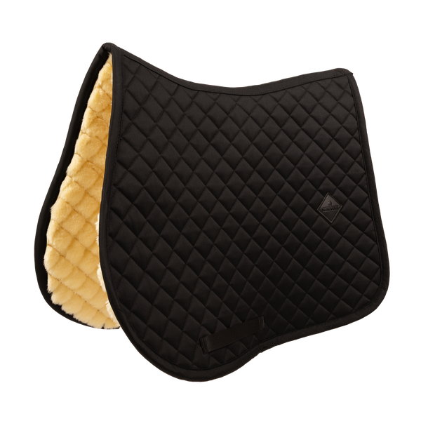 Kentucky czaprak Skin Friendly Saddle Pad Sheepskin Diamond - czarny