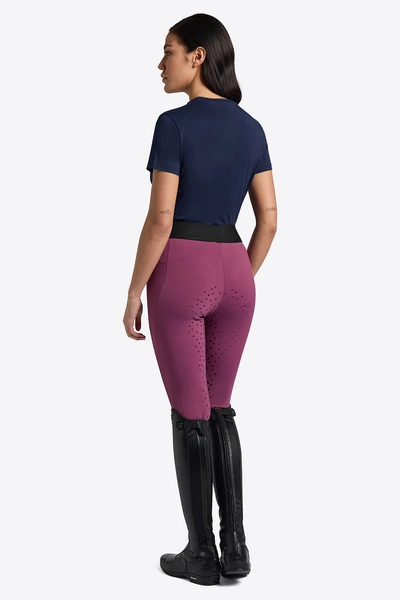 Damska koszulka RG by Cavalleria Toscana TSW007 - granatowa