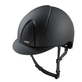 Kask KEP Smart NOVA Textile Star Black - czarny z czarnymi paskami