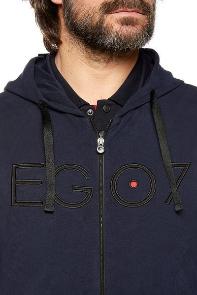 Męska bluza Zip Ego7 - granatowa
