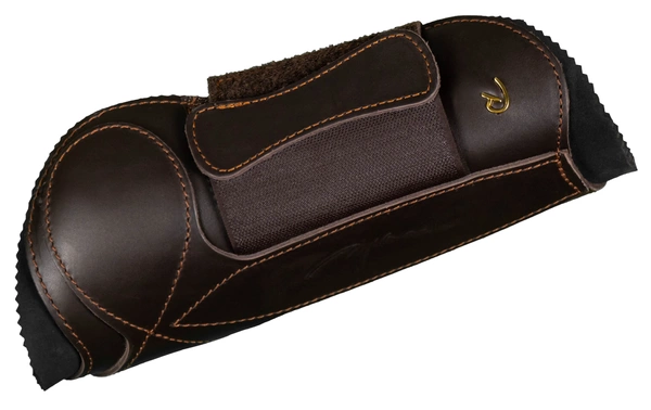 Dy'on skórzane ochraniacze na przednie nogi - czarne