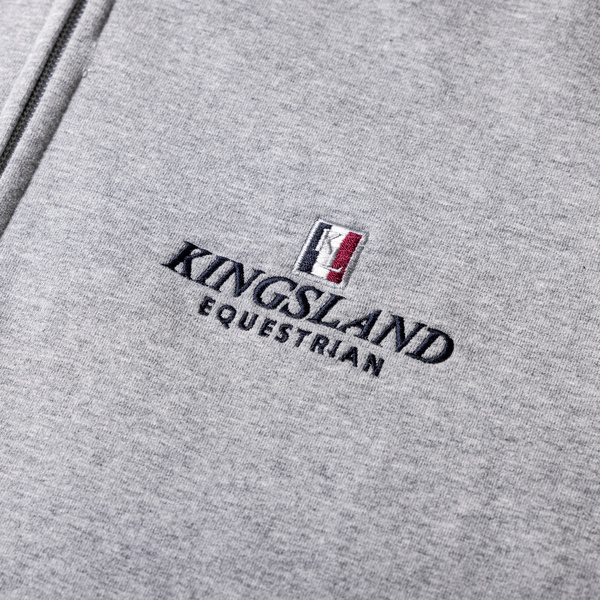 Bluza Kingsland Classic Unisex Sweat Jacket - szara