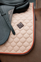 Kentucky czaprak Onion Quilt Neon Leather - beżowy