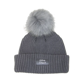 Czapka zimowa Kentucky Pompom - szara