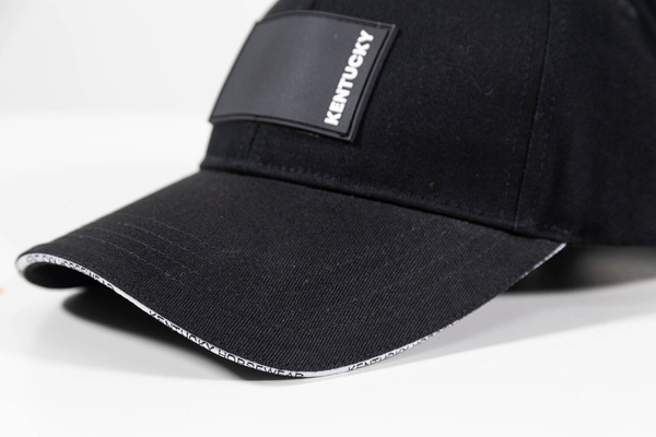 Kentucky czapka Rubber Logo - czarna