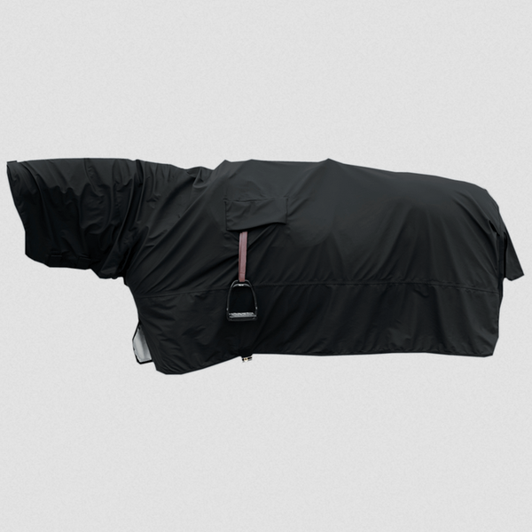Kentucky derka przeciwdeszczowa do jazdy RainCoat Hurricane - czarna