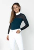 Koszula konkursowa Fleur de Lys Equestrian Cindy - ciemno zielona 