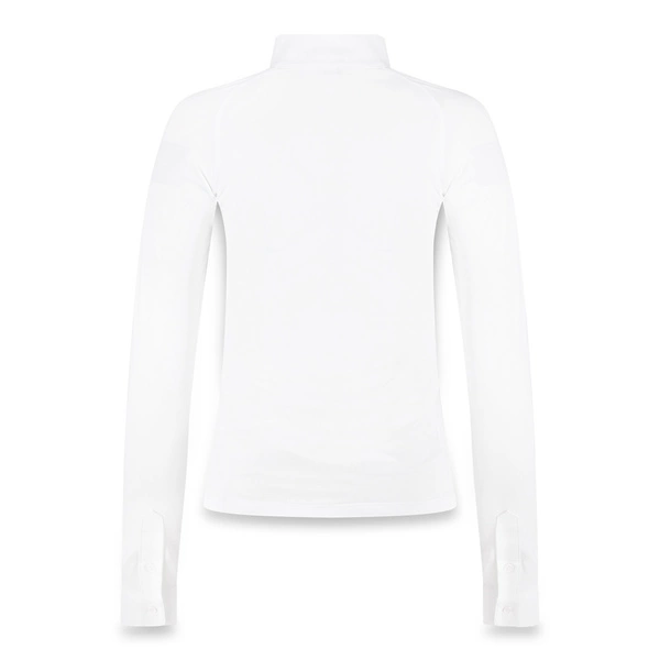 Damska koszula konkursowa z długim rękawem Kentucky Classic with Glitter Zipper - biała